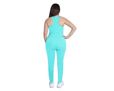 Foto 3 | Conjunto Deportivo Ocean Point De 3 Piezas Para Mujer - Top, Leggings Y Short