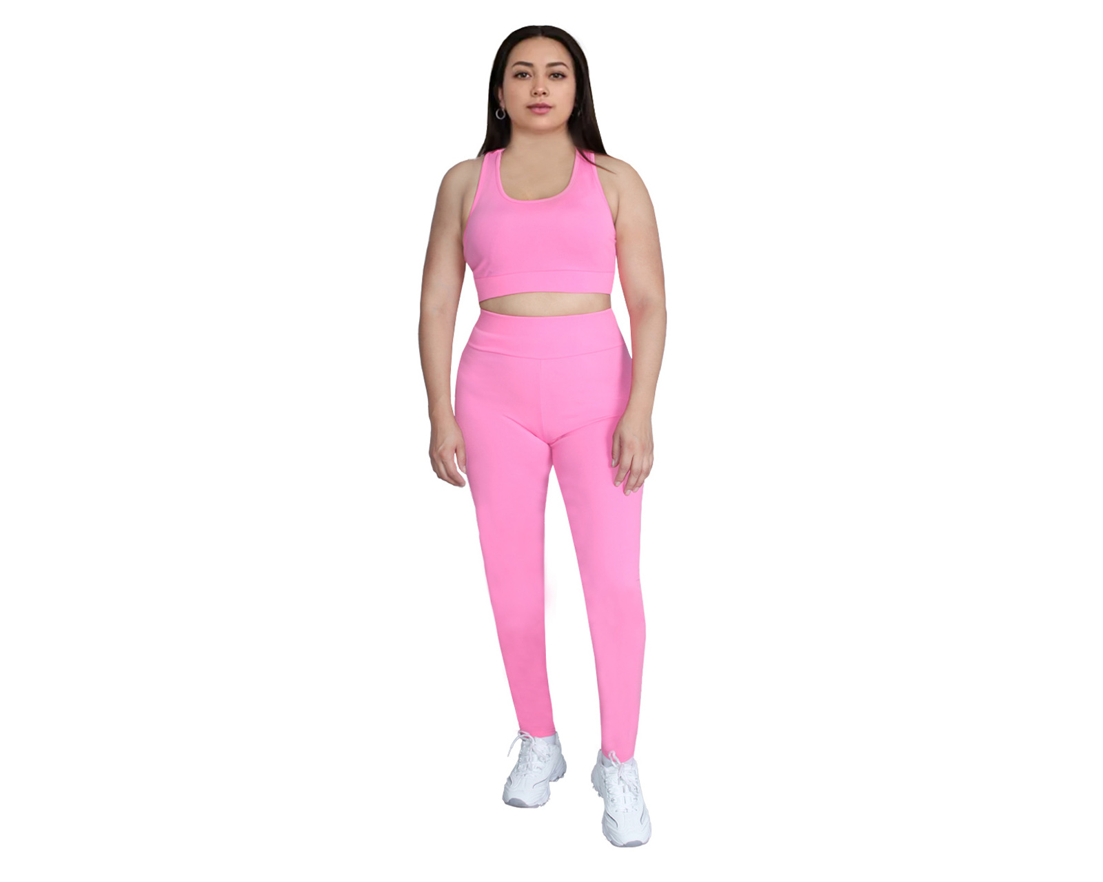Foto 2 | Conjunto Deportivo Ocean Point De 3 Piezas Para Mujer - Top, Leggings Y Short