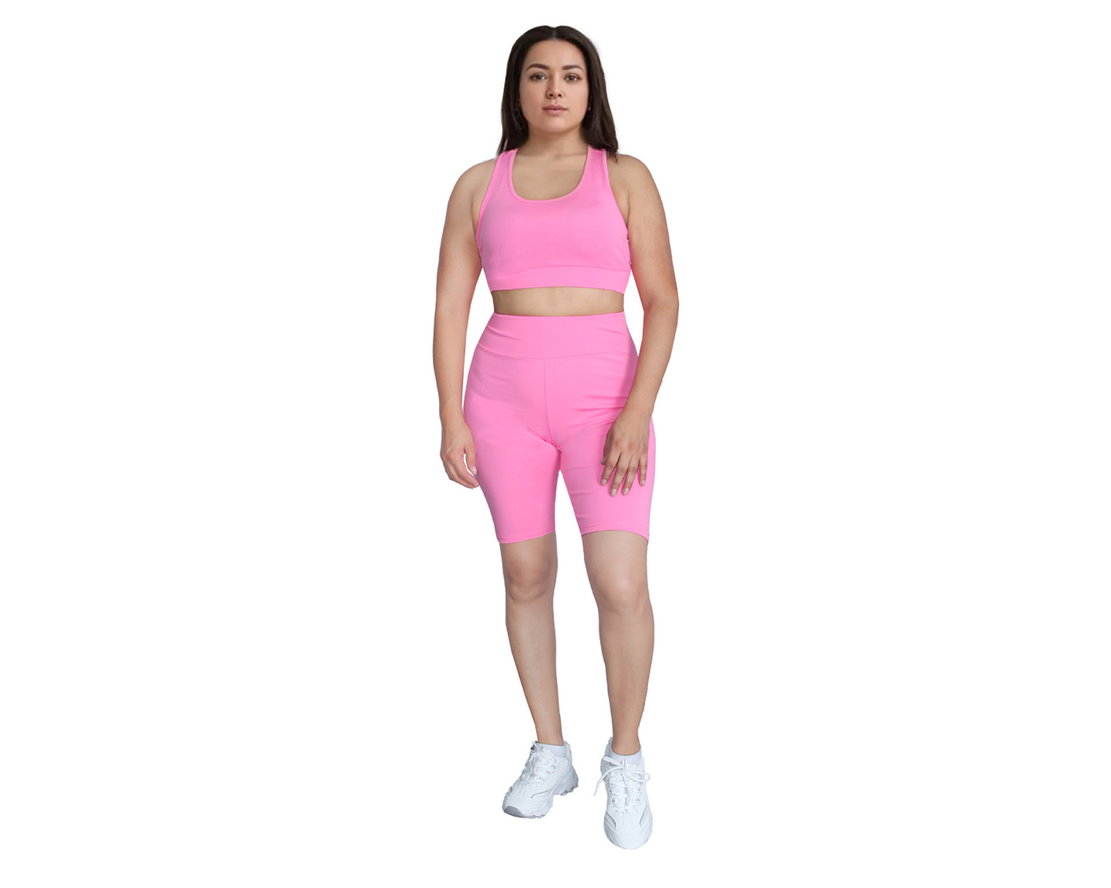 Foto 5 pulgar | Conjunto Deportivo Ocean Point De 3 Piezas Para Mujer - Top, Leggings Y Short
