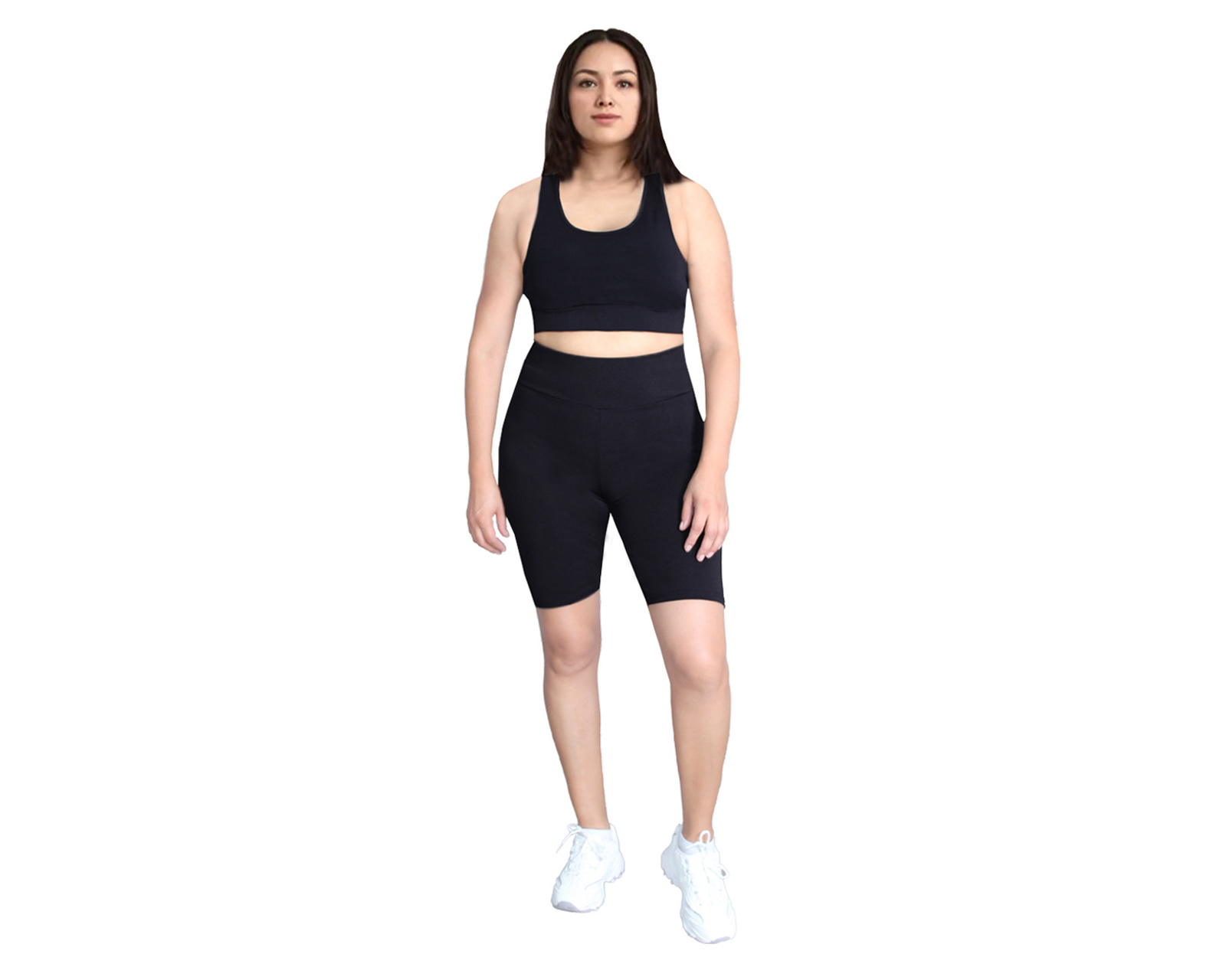 Foto 5 pulgar | Conjunto Deportivo Ocean Point De 3 Piezas Para Mujer - Top, Leggings Y Short
