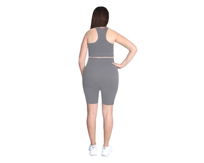 Foto 5 | Conjunto Deportivo Ocean Point De 3 Piezas Para Mujer - Top, Leggings Y Short