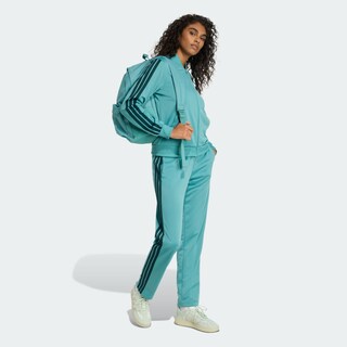 Foto 5 | Conjunto Deportivo Essentials 3 Rayas Adidas Turquesa Mujer