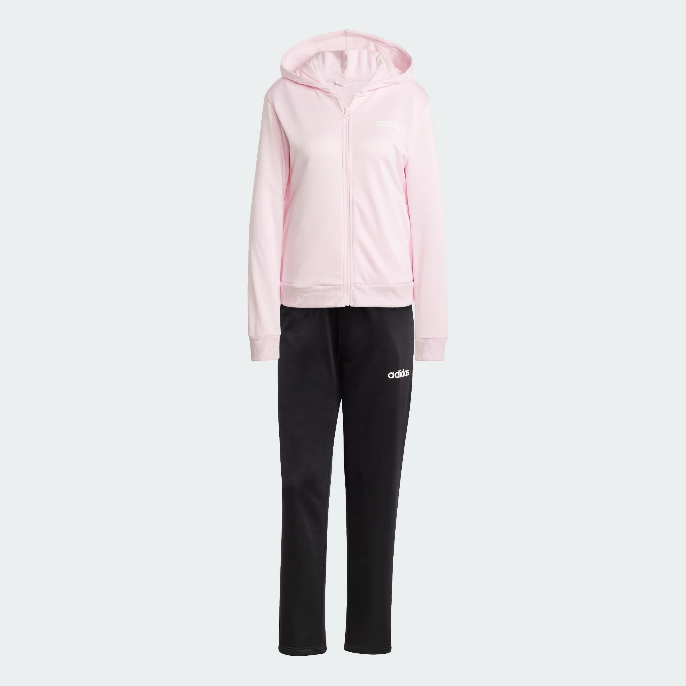 Foto 4 pulgar | Conjunto Essentials Linear Adidas Rosa Mujer