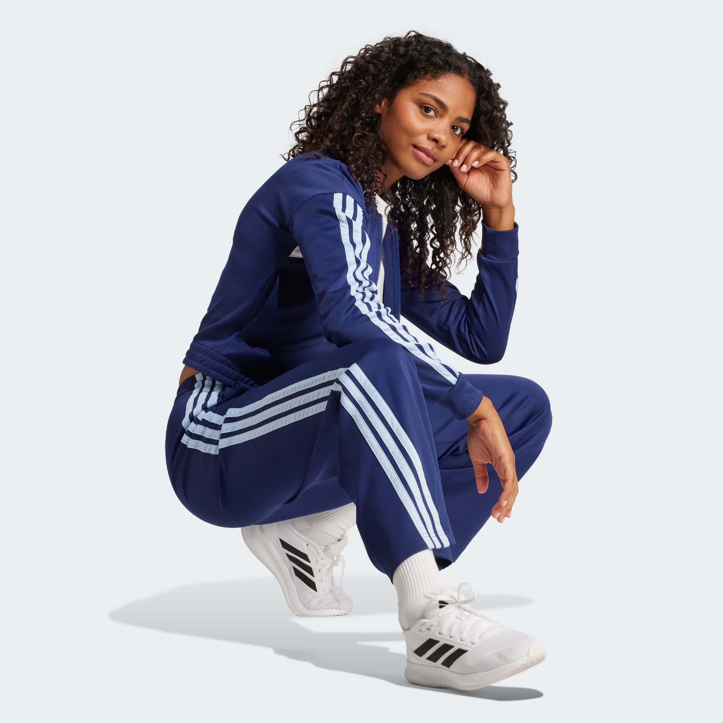 Foto 6 pulgar | Conjunto Deportivo Teamsport Adidas Azul Mujer