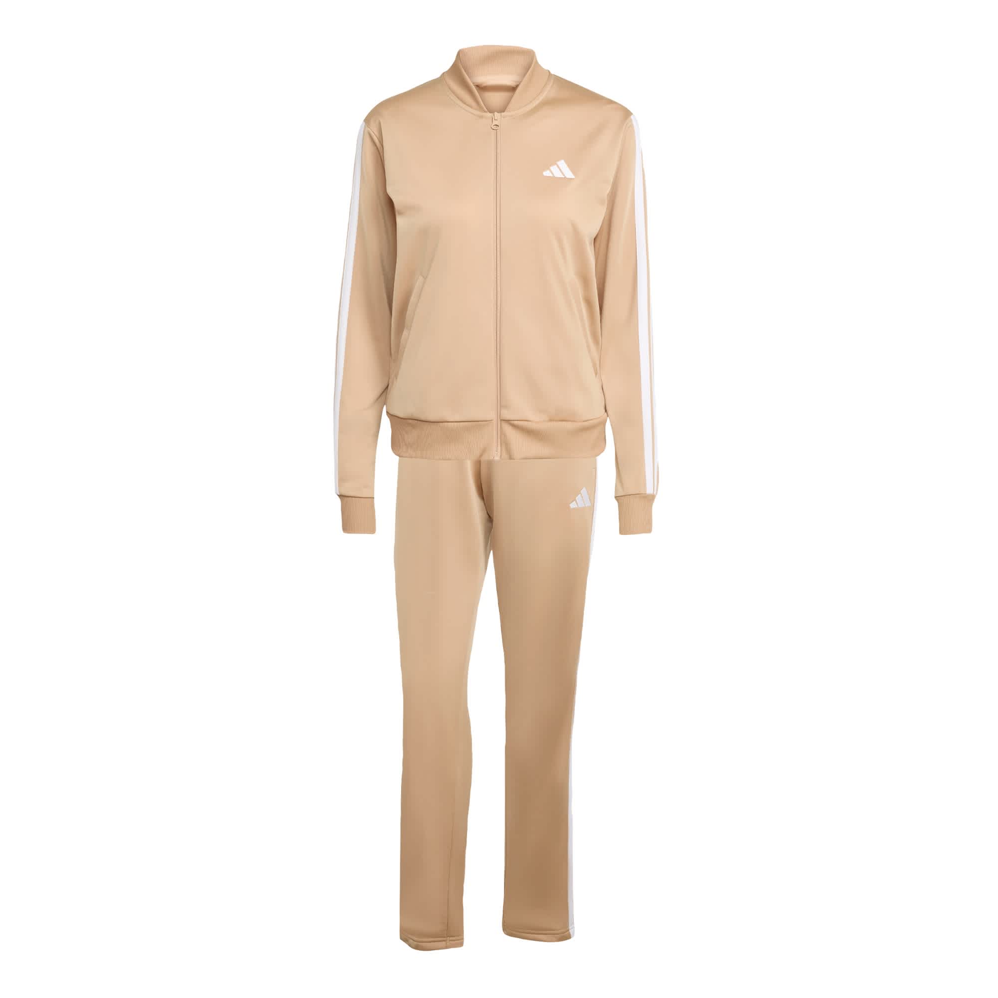 Conjunto Deportivo Essentials 3 Rayas Adidas Café Mujer