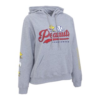 Foto 2 | Sudadera K-swiss Peanuts Charlotte Gris para Mujer