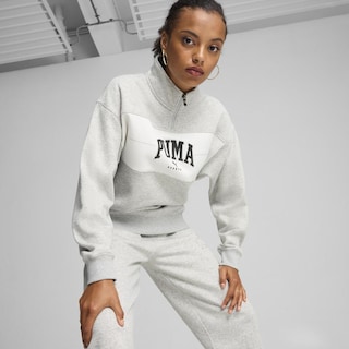 Foto 3 | Sudadera Puma Squad Para Mujer Gris