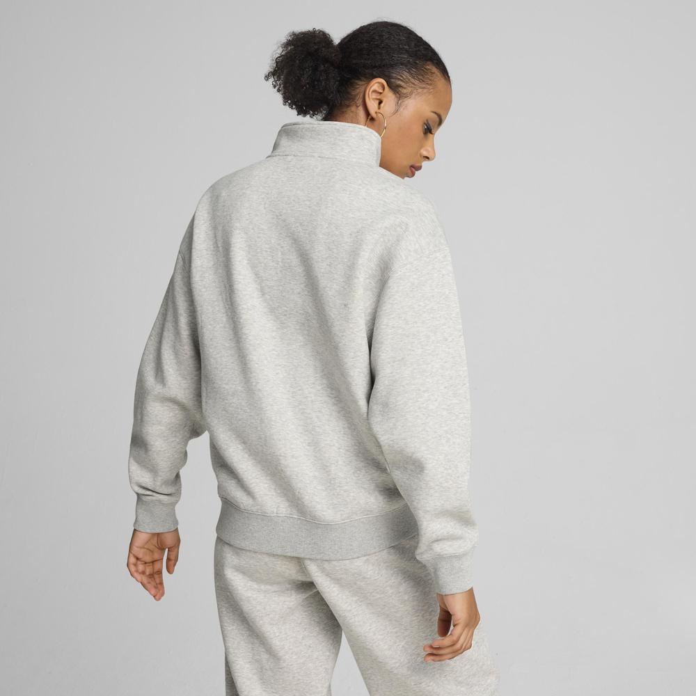 Foto 7 pulgar | Sudadera Puma Squad Para Mujer Gris