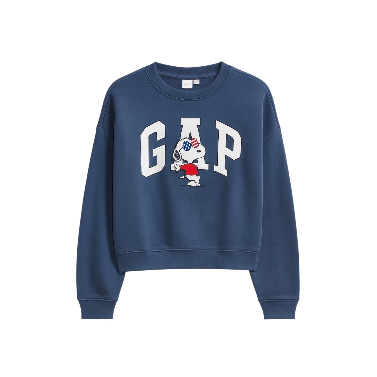 Foto 4 pulgar | Sudadera Para Dama Gap Peanuts Logo Oversized