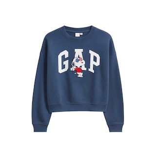 Foto 3 | Sudadera Para Dama Gap Peanuts Logo Oversized