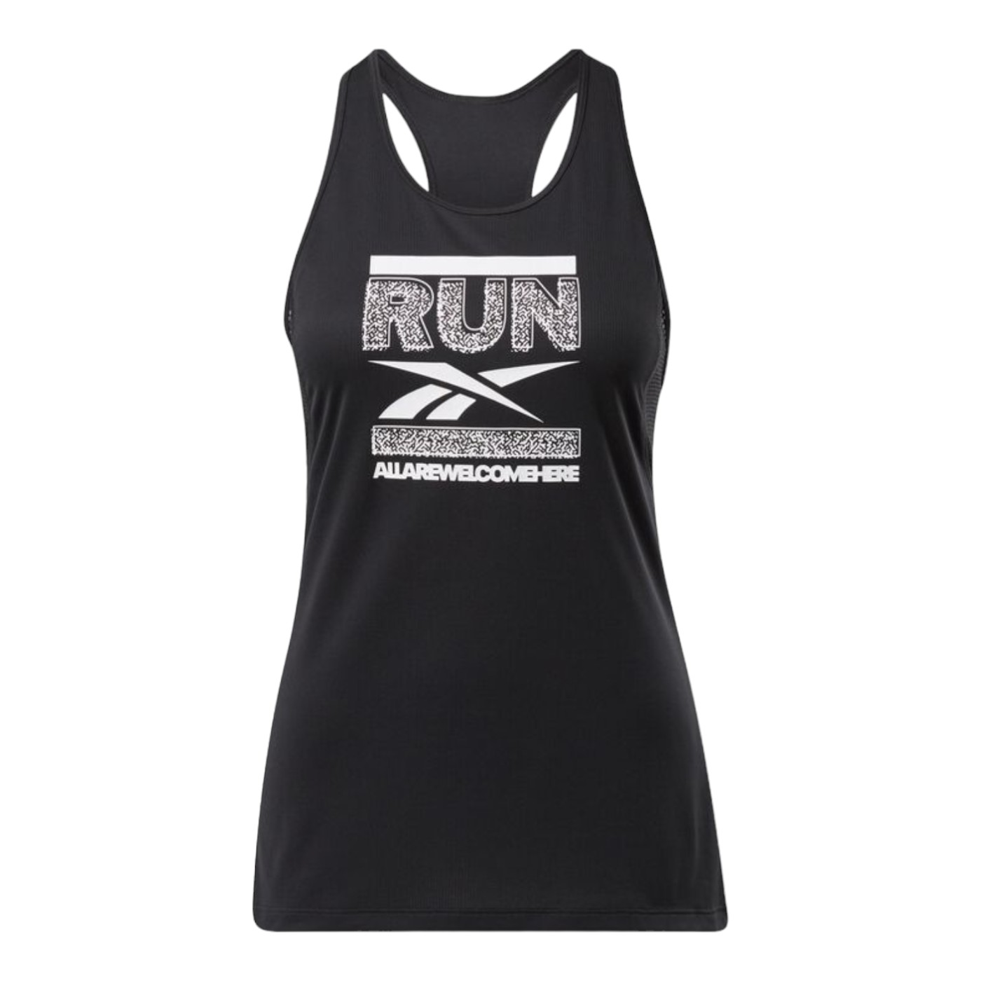 Foto 5 pulgar | Playera Reebok Run Graphic Tank Negra para Mujer