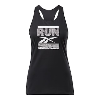Foto 4 | Playera Reebok Run Graphic Tank Negra para Mujer