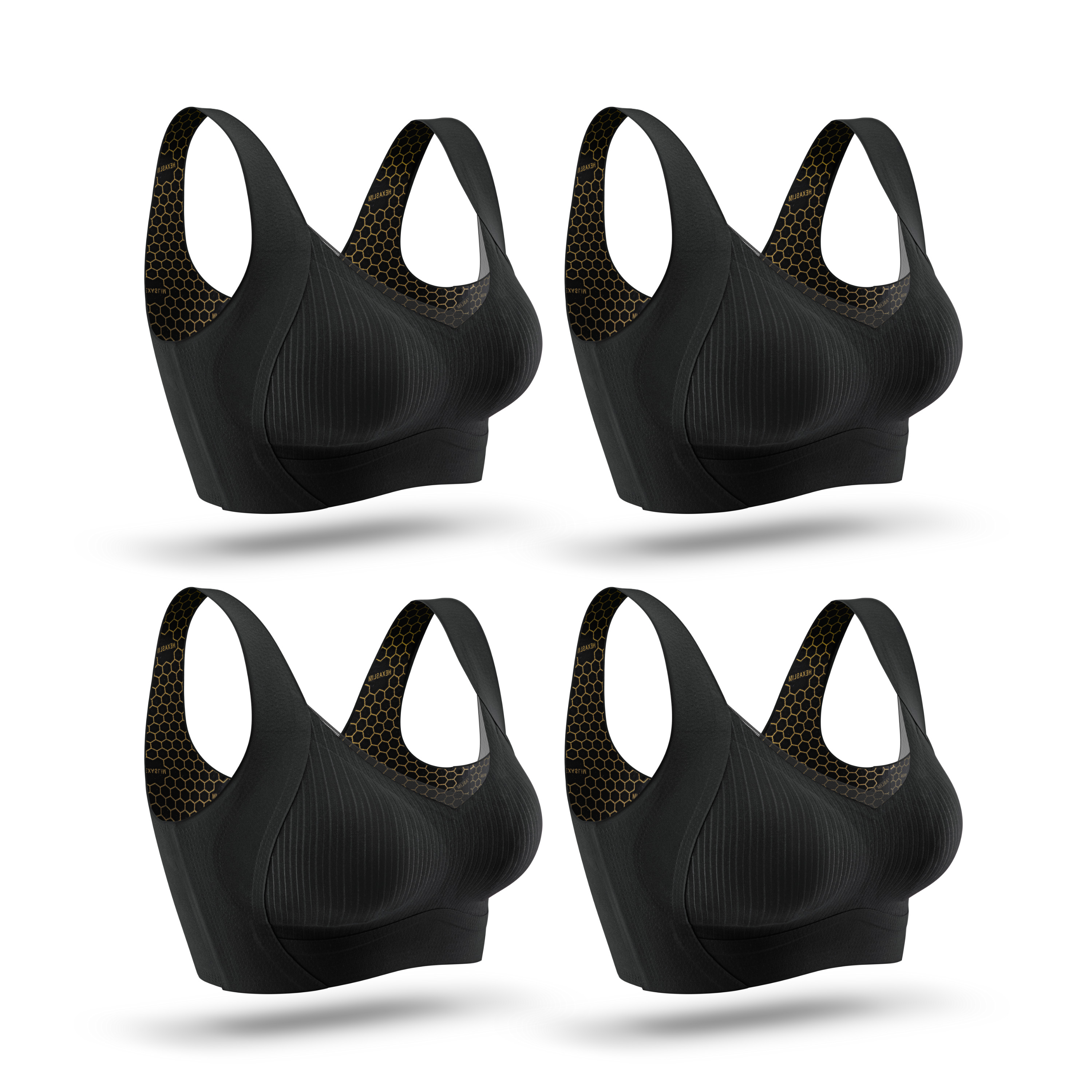 Foto 2 pulgar | Misslim Bra Levanta Bustos Elimina Gorditos De La Espalda Sin Varillas 4 Pack