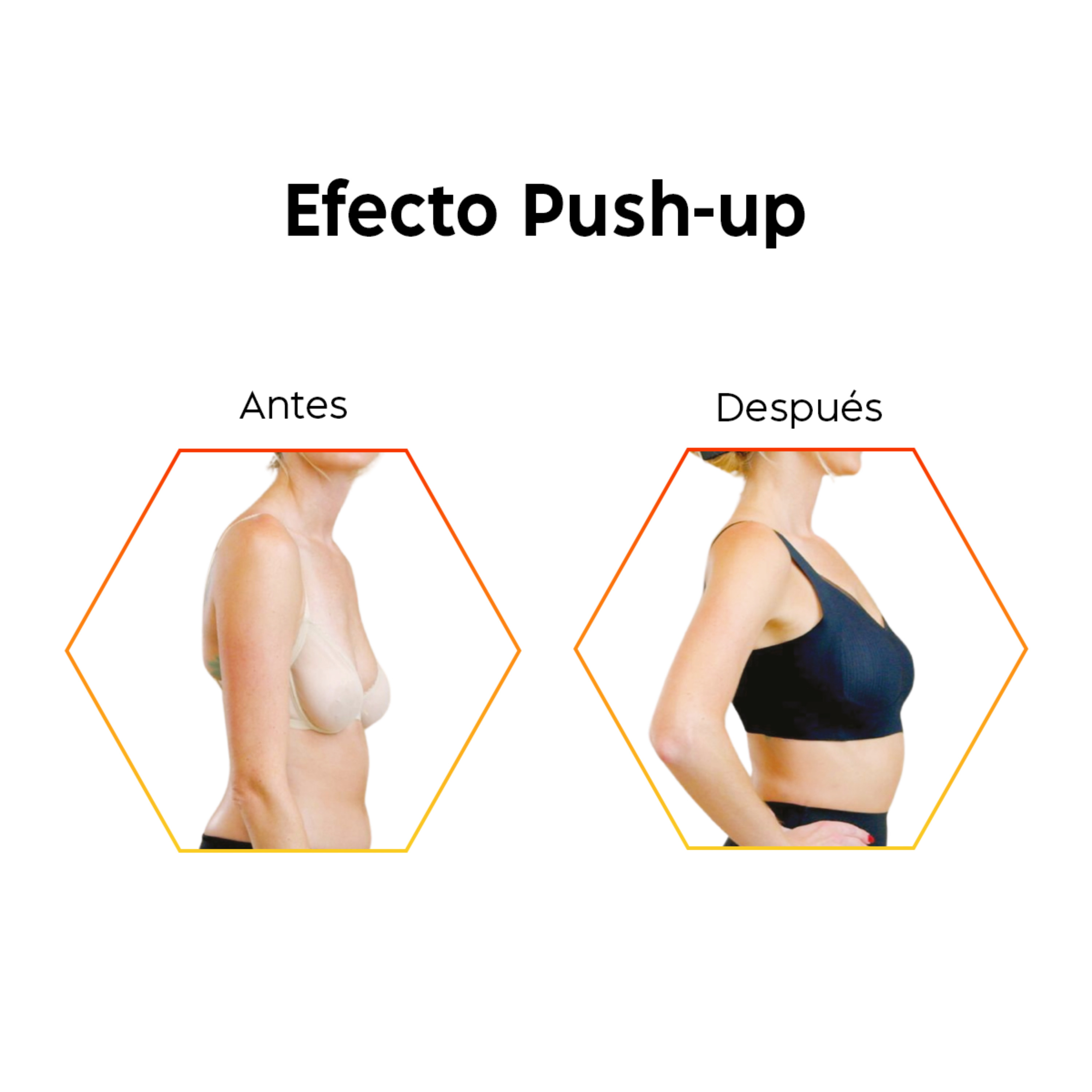 Foto 2 | Misslim Bra Levanta Bustos Elimina Gorditos De La Espalda Sin Varillas 2 Pack