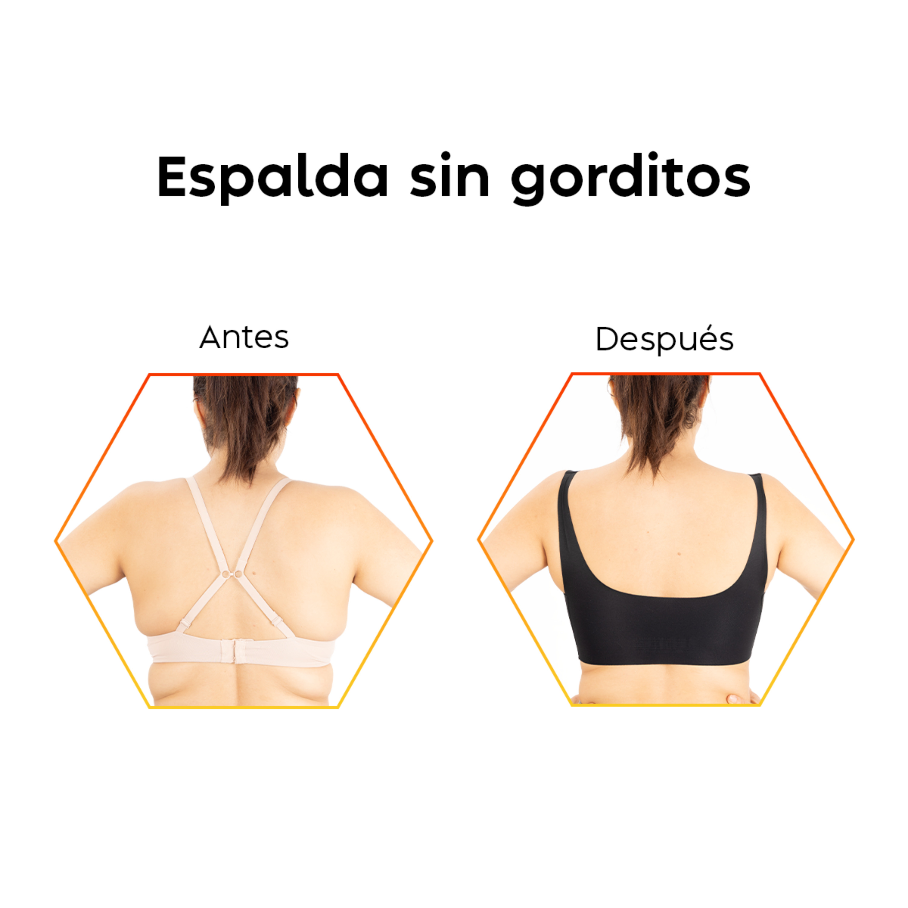 Foto 3 | Misslim Bra Levanta Bustos Elimina Gorditos De La Espalda Sin Varillas 2 Pack