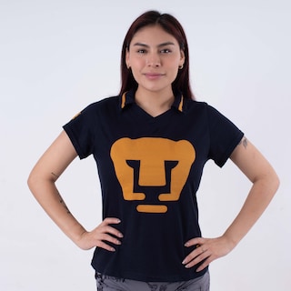 Foto 1 | Blusa Retro Pumas 1980 – Sin Mangas, Azul Marino Y Dorado
