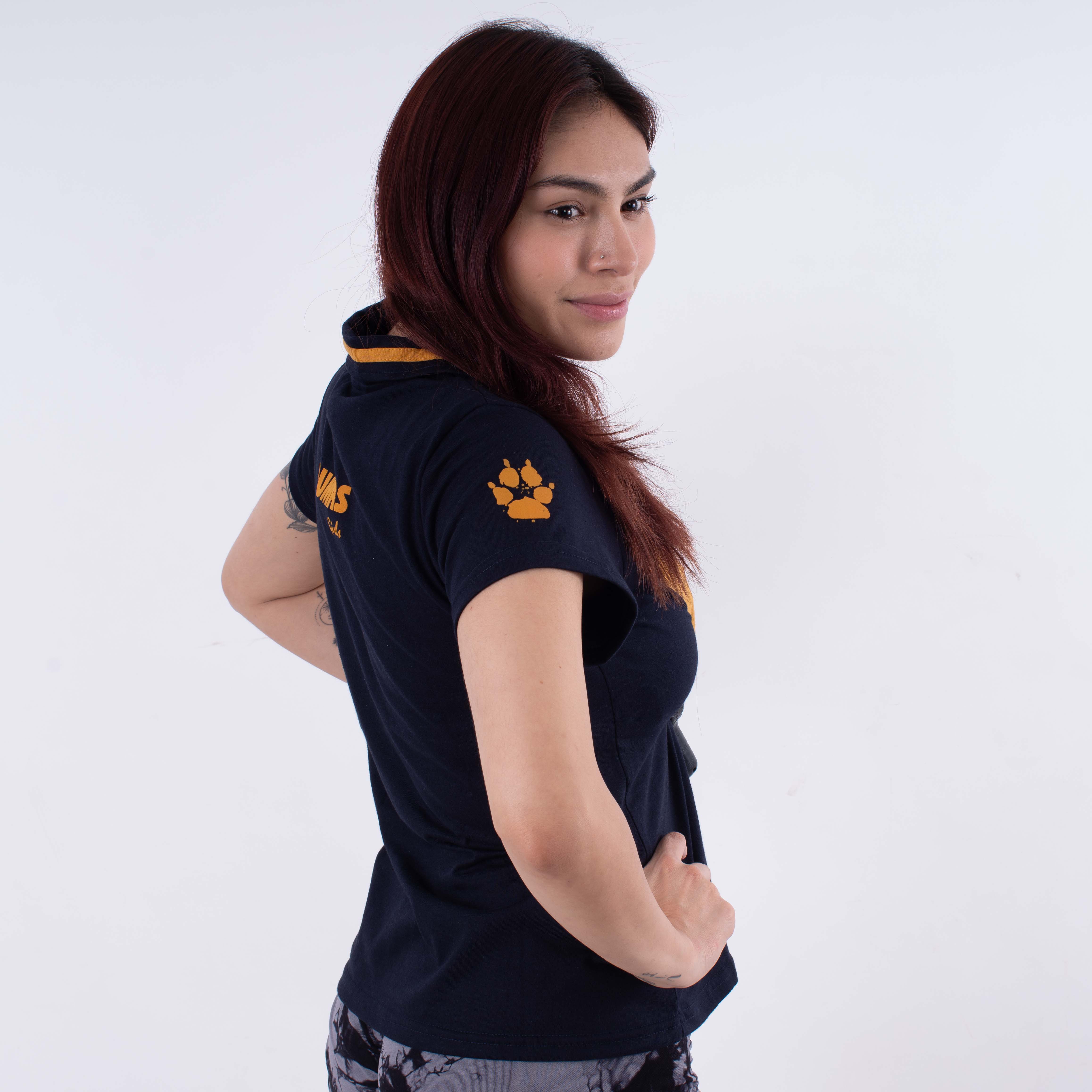 Foto 5 pulgar | Blusa Retro Pumas 1980 – Sin Mangas, Azul Marino Y Dorado