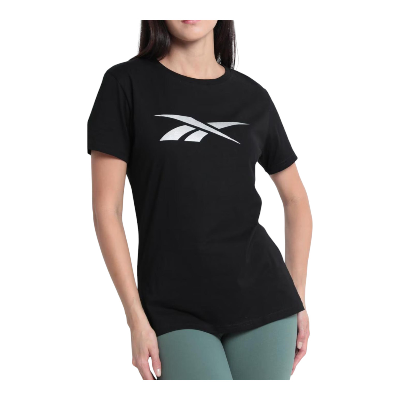 Foto 5 pulgar | Playera Reebok Basic Athlete Tee Para Mujer Color Negro Modelo Ts0106