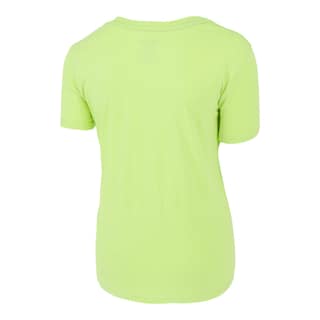 Foto 2 | Playera Reebok Basic Cotton Tee Para Mujer Color Amarillo Modelo Ts0132