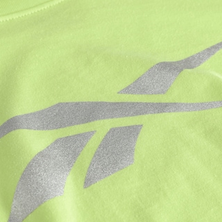 Foto 3 | Playera Reebok Basic Cotton Tee Para Mujer Color Amarillo Modelo Ts0132