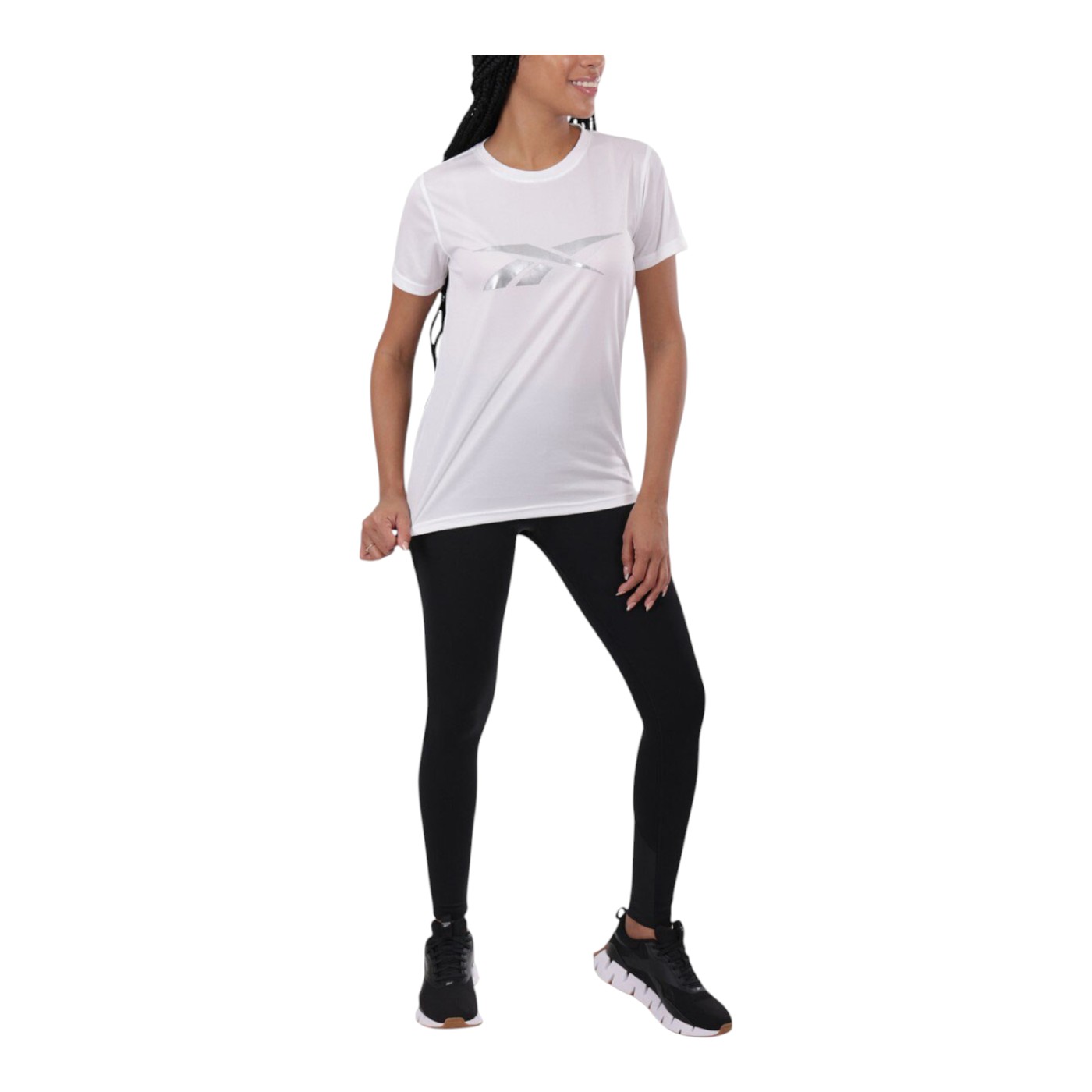 Foto 4 pulgar | Playera Reebok Basic Athlete Tee Para Mujer Color Blanco Modelo Ts0108