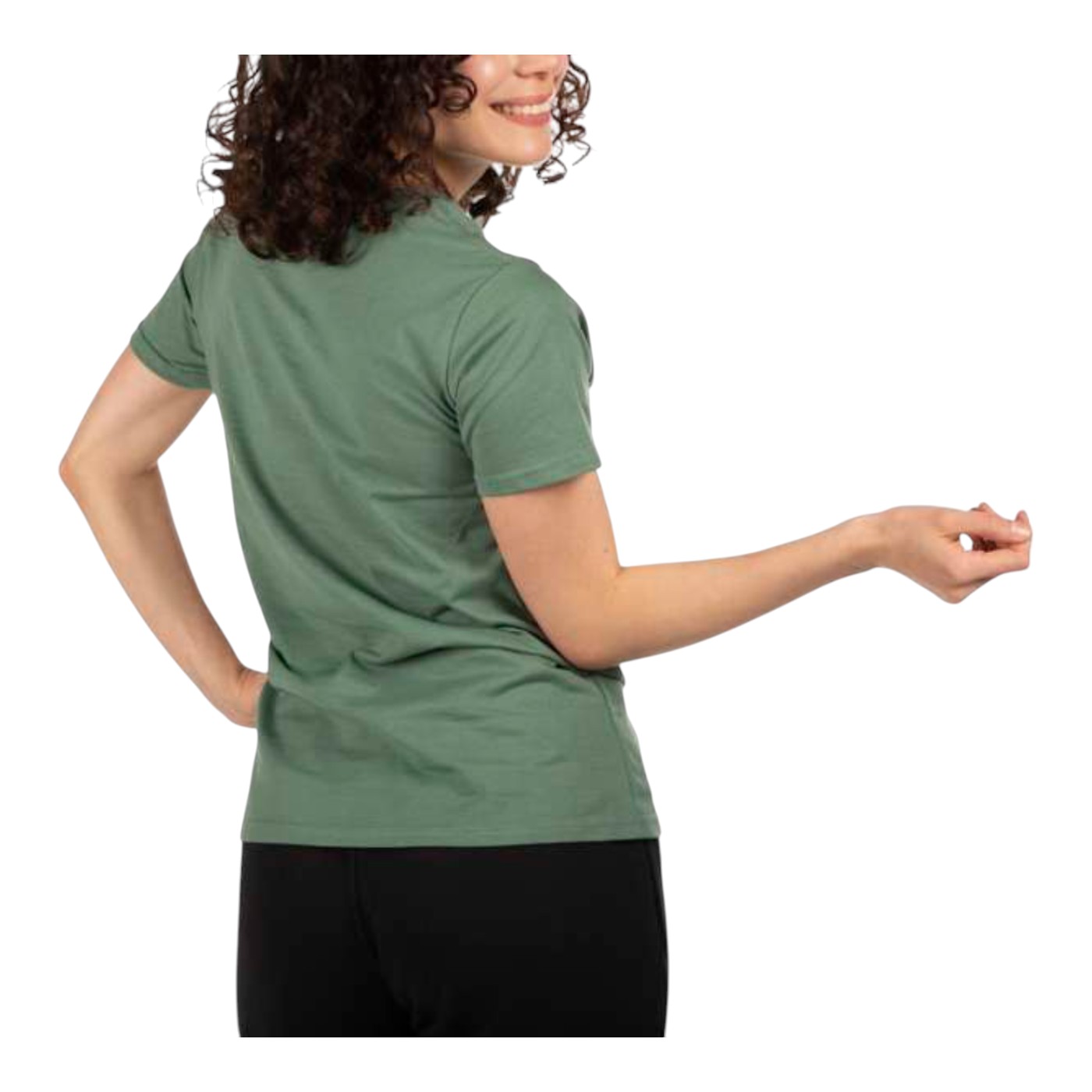 Foto 4 pulgar | Playera Reebok Basic Cotton Tee Para Mujer Color Verde Modelo Ts0137