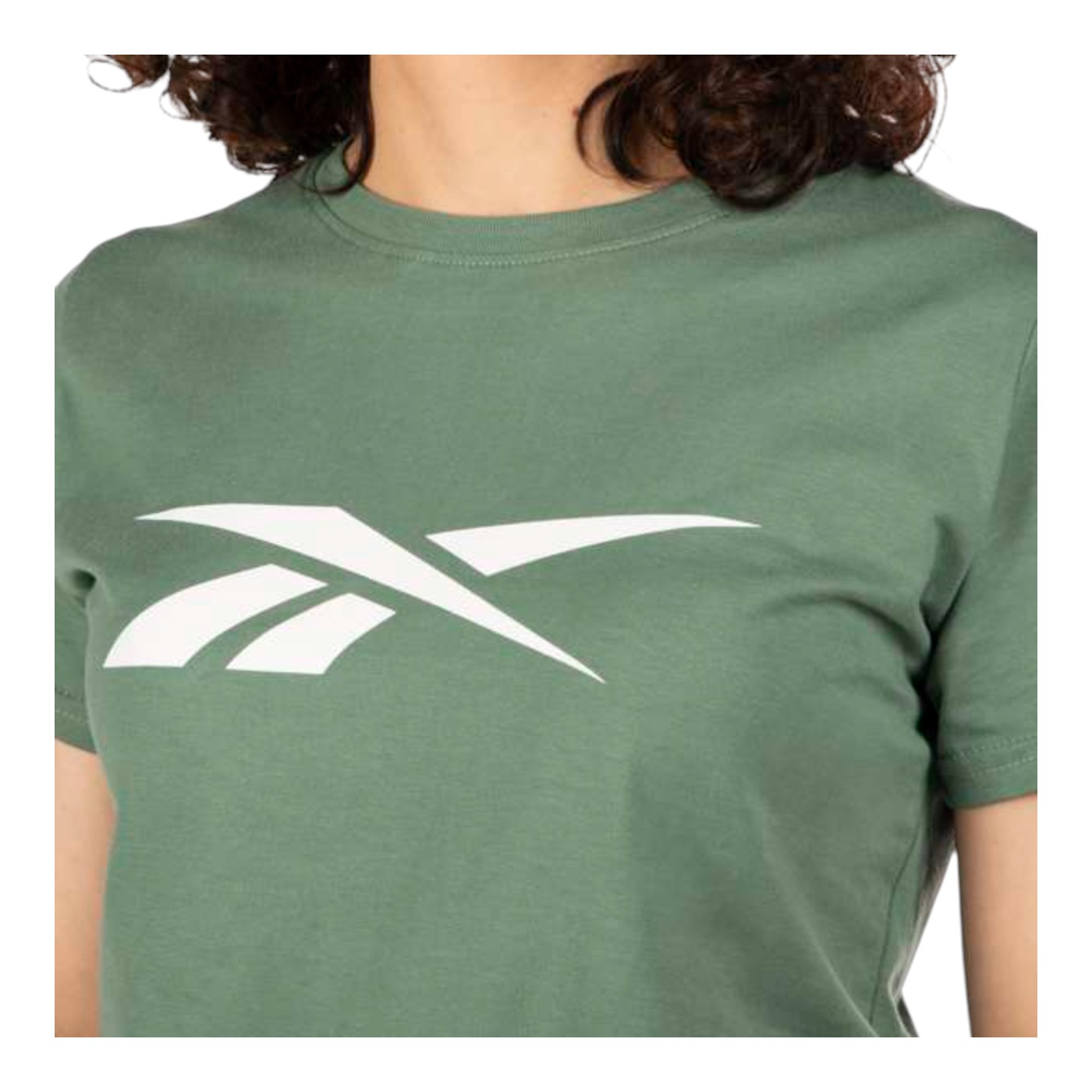 Foto 5 pulgar | Playera Reebok Basic Cotton Tee Para Mujer Color Verde Modelo Ts0137