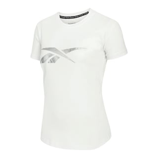 Foto 1 | Playera Reebok Basic Cotton Tee Para Mujer Color Blanco Modelo Ts0115