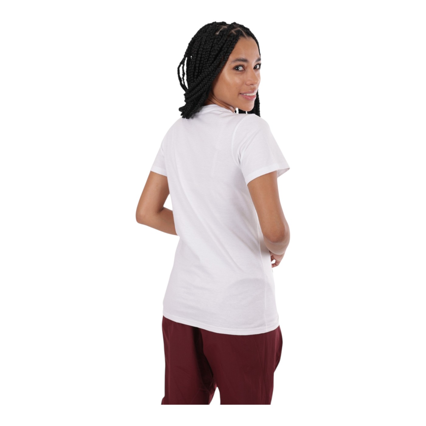 Foto 5 pulgar | Playera Reebok Basic Cotton Tee Para Mujer Color Blanco Modelo Ts0115