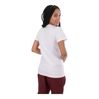 Foto 4 | Playera Reebok Basic Cotton Tee Para Mujer Color Blanco Modelo Ts0115