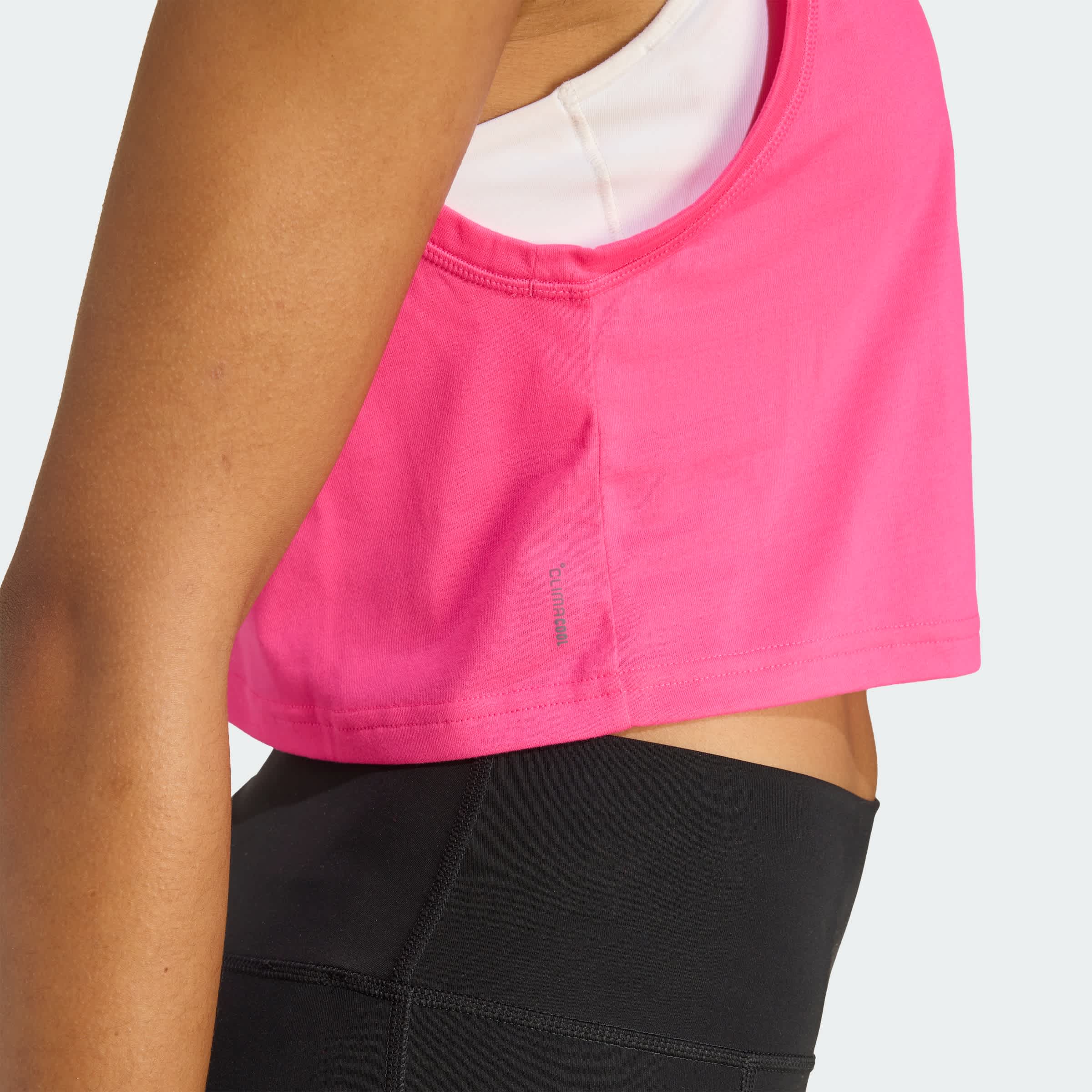 Foto 6 pulgar | Bvd Train Essentials Boxy Workout Adidas Rosa Mujer