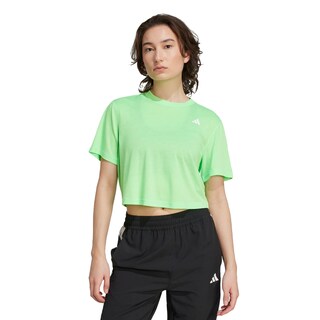 Foto 2 | Camiseta De Entrenamiento Train Essentials Boxy Adidas Verde Mujer
