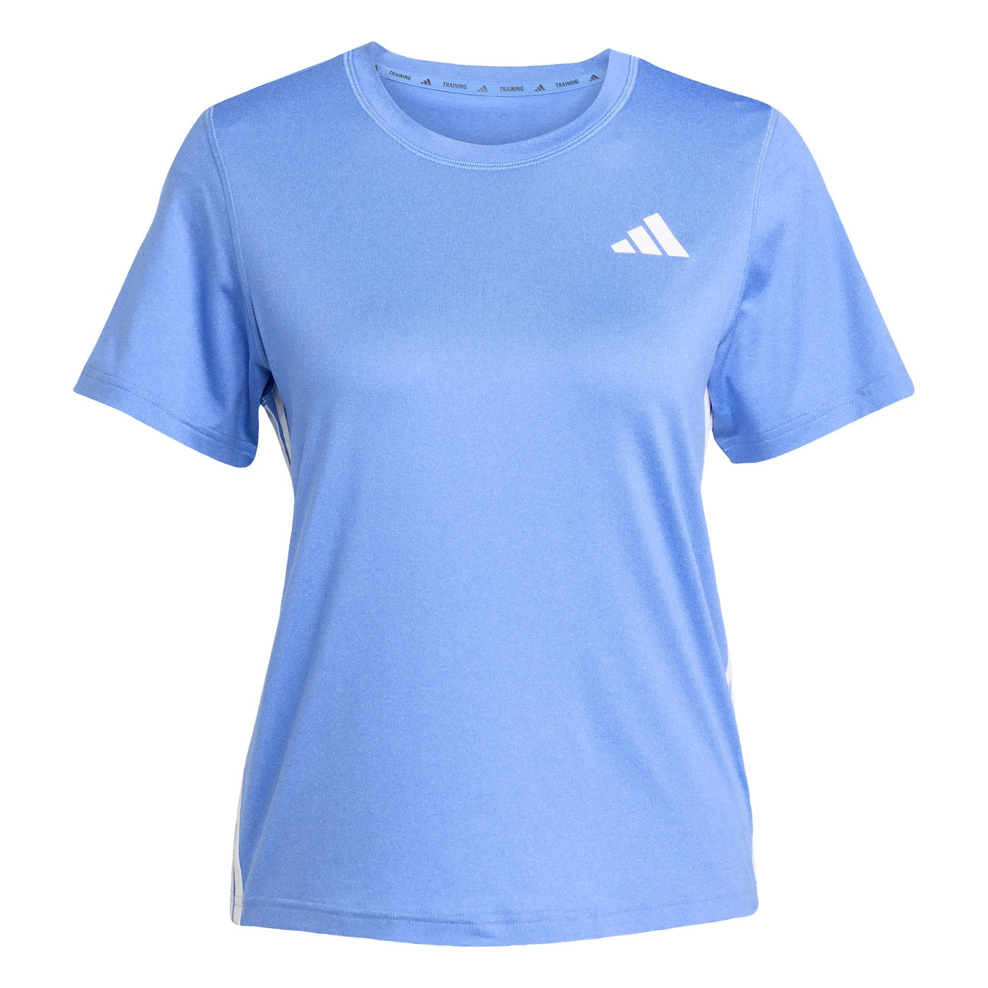 Foto 2 pulgar | Playera De Entrenamiento Train Essentials 3 Tiras Adidas Azul Mujer
