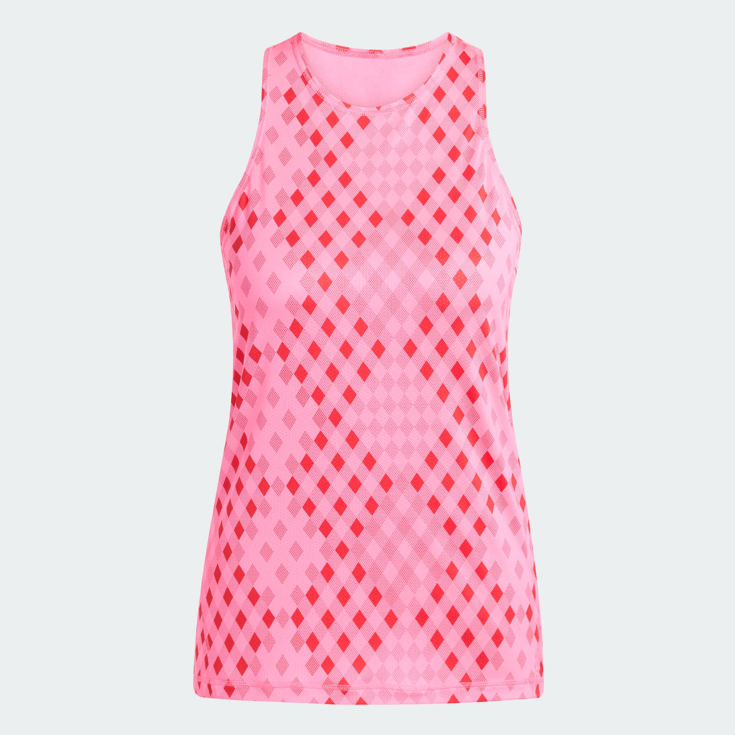 Foto 4 pulgar | Playera Sin Mangas Con Gráficos Con Climacool Del Club De Tenis Adidas Rosa Mujer