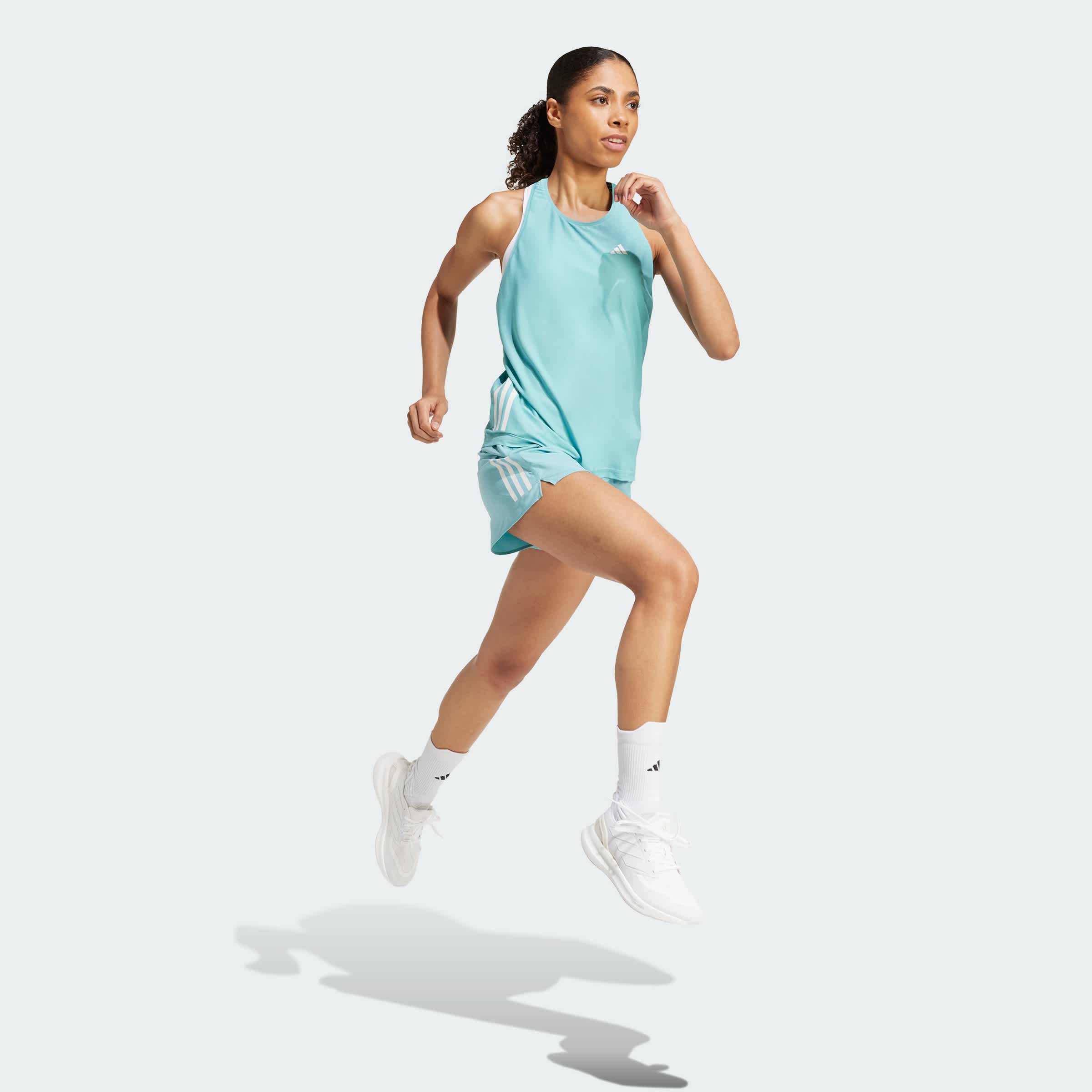 Foto 6 pulgar | Playera Sin Mangas Own The Run Adidas Turquesa Mujer