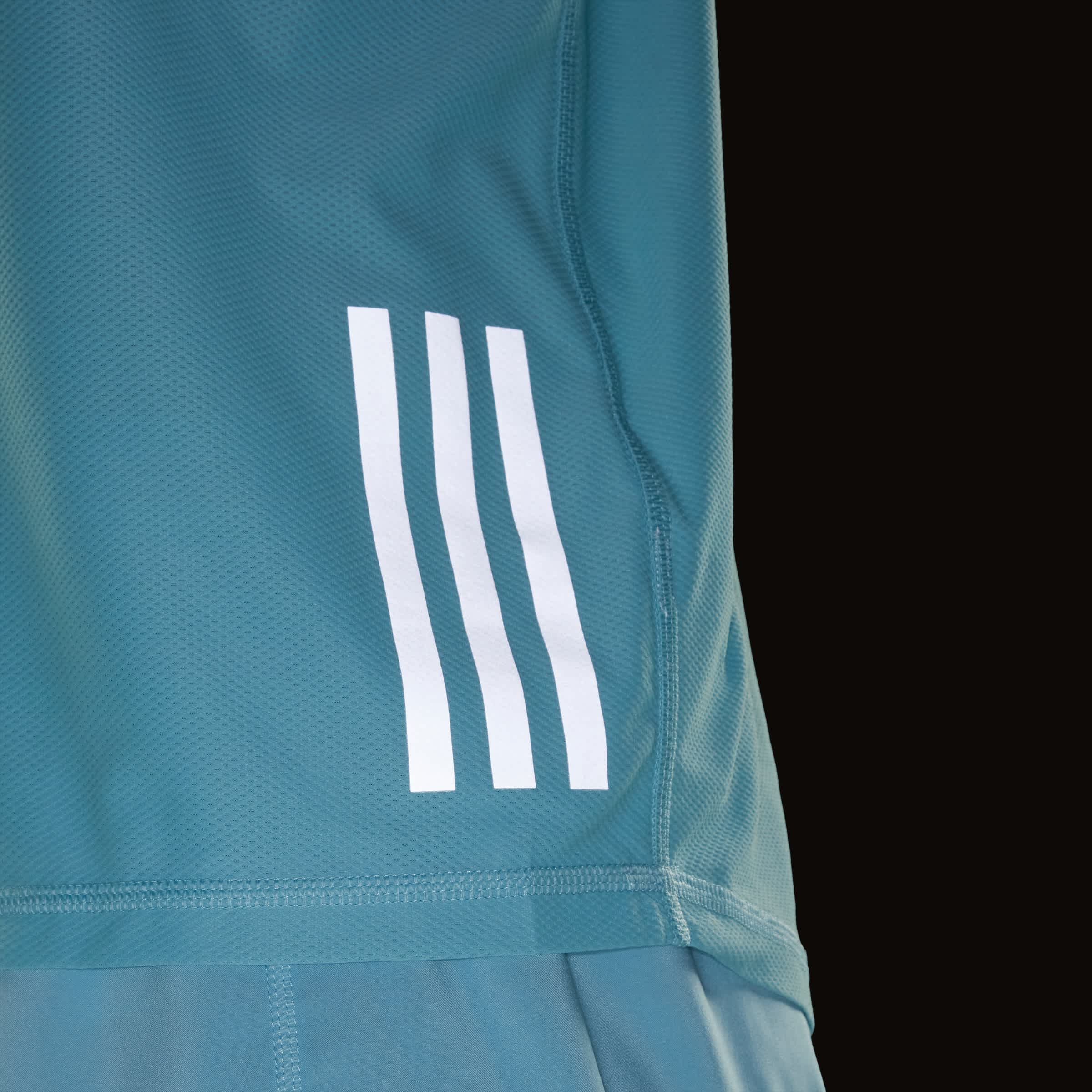 Foto 9 pulgar | Playera Sin Mangas Own The Run Adidas Turquesa Mujer