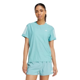 Foto 2 | Playera Own The Run Adidas Turquesa Mujer