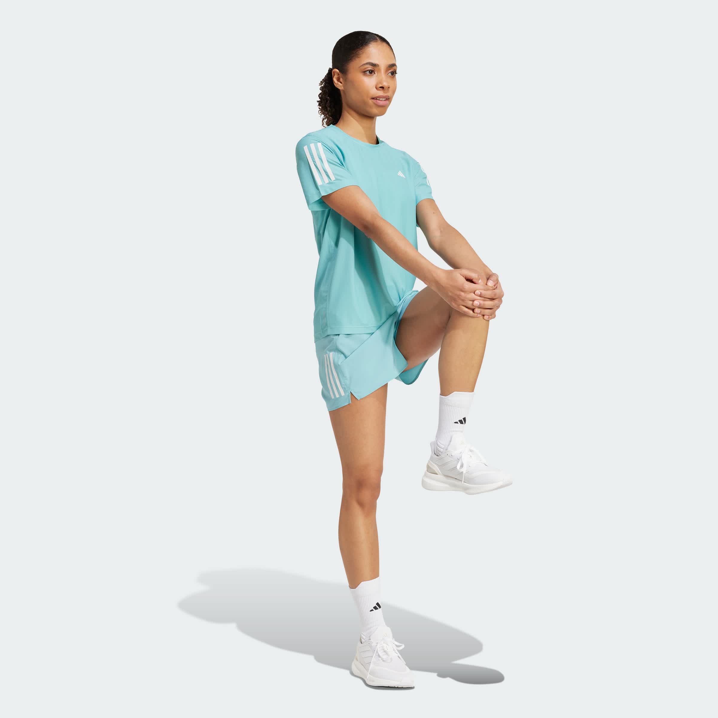 Foto 5 | Playera Own The Run Adidas Turquesa Mujer