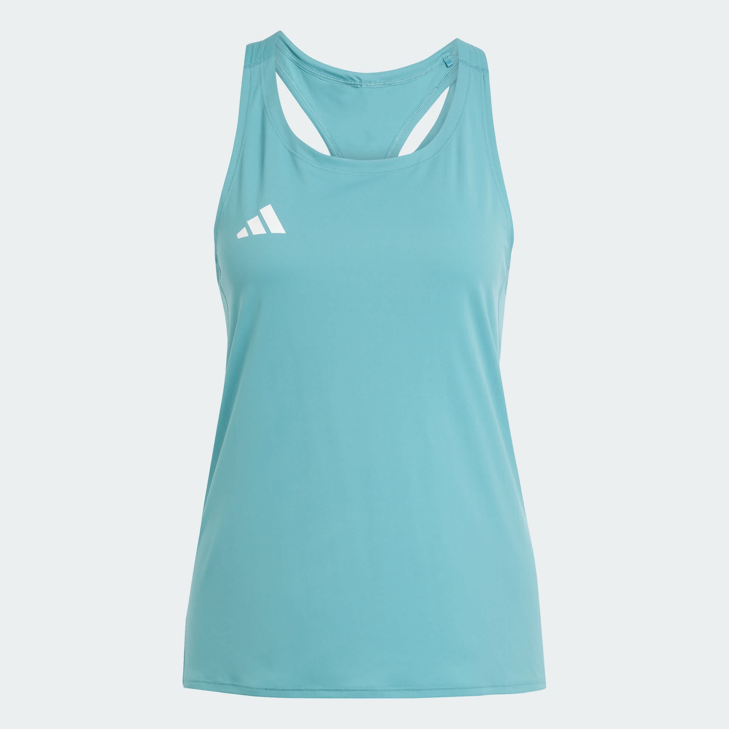 Foto 3 | Playera Sin Mangas De Running Adizero Essentials Adidas Turquesa Mujer