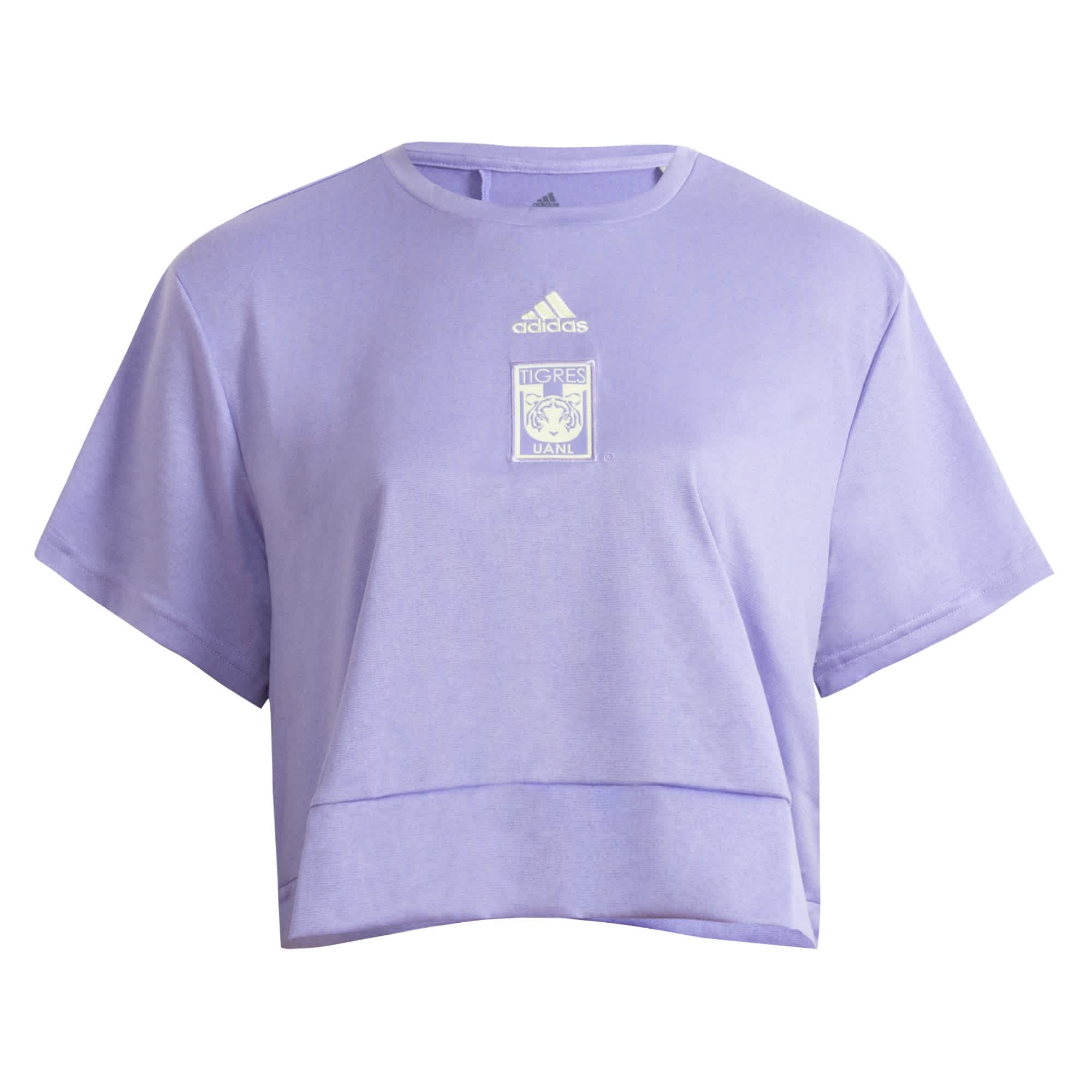 Foto 2 pulgar | Playera Corta Tigres Uanl Adidas Violeta Mujer