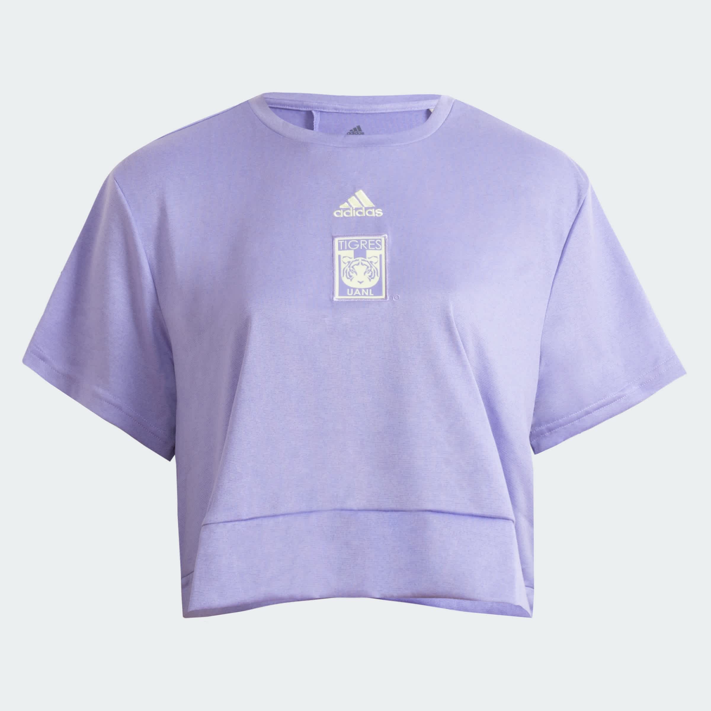 Foto 3 | Playera Corta Tigres Uanl Adidas Violeta Mujer