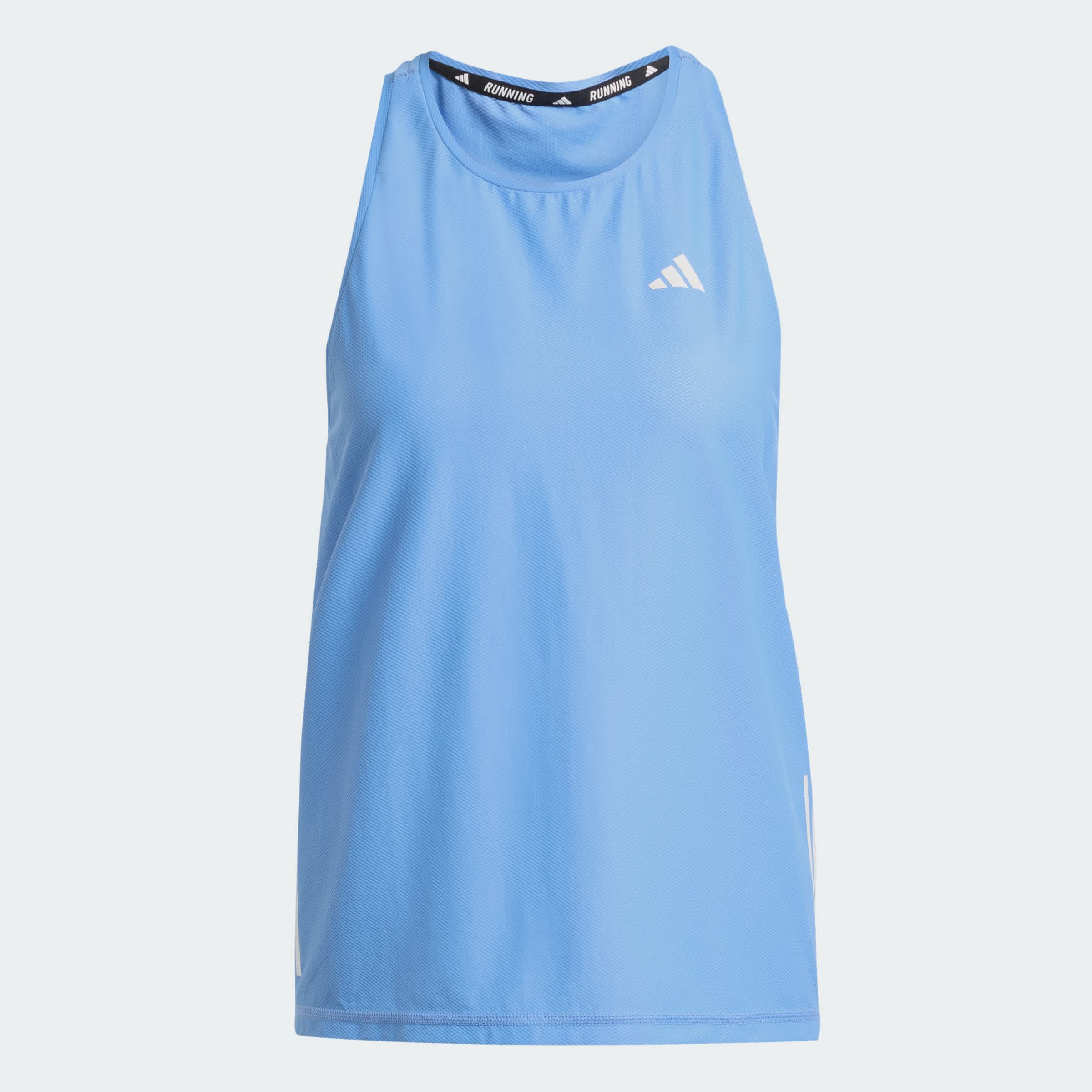 Foto 4 pulgar | Playera Sin Mangas Own The Run Adidas Azul Mujer