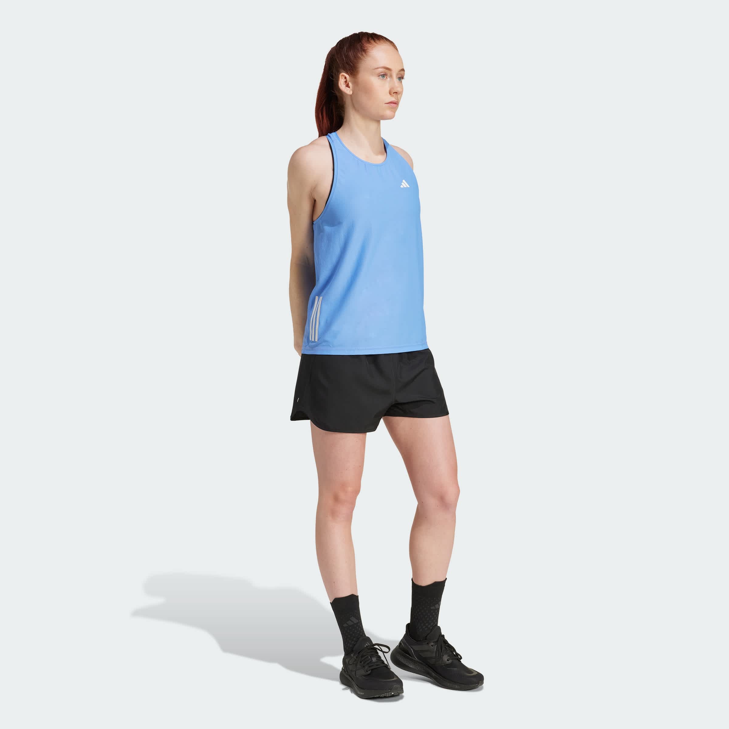 Foto 5 pulgar | Playera Sin Mangas Own The Run Adidas Azul Mujer