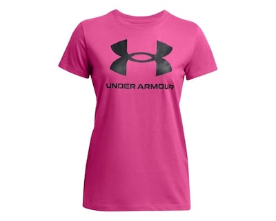 Foto 3 | Playera Fitness Under Armour Logo Ss para Mujer