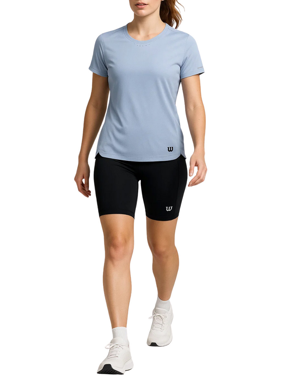 Foto 4 pulgar | Playera Wilson Mc Bee Cuello Redondo Aberturas Mujer