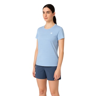 Foto 2 | Playera Wilson Premium Jaspeada Cuello Redondo Mujer