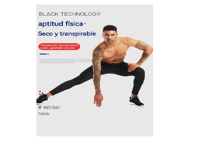 Foto 2 | Lycra Xtellar Fitness Mallas Correr Deportes Yoga Hombre Transpirabl