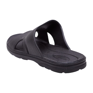 Foto 4 | Sandalias Calzado Watanabe Color Negro Plástico Abiertas