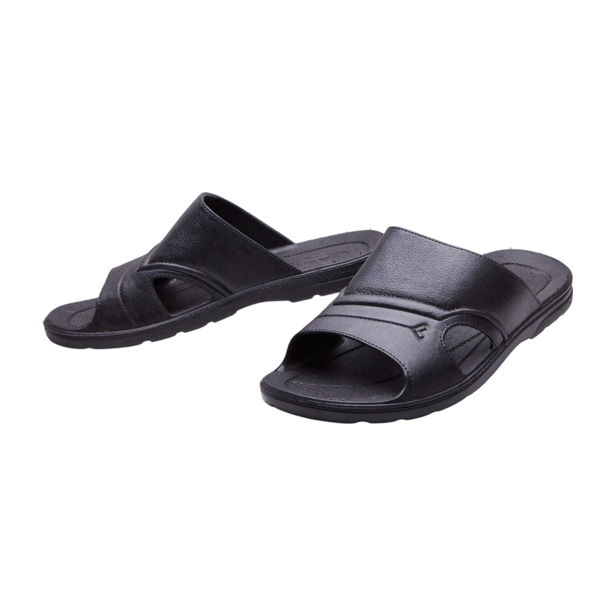Foto 7 pulgar | Sandalias Calzado Watanabe Color Negro Plástico Abiertas