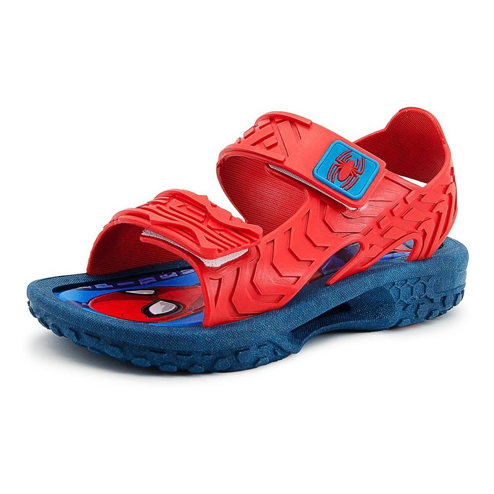 Foto 2 | Sandalia Huarache Marvel Spider Man Zpider 15-21 Rojo Azul